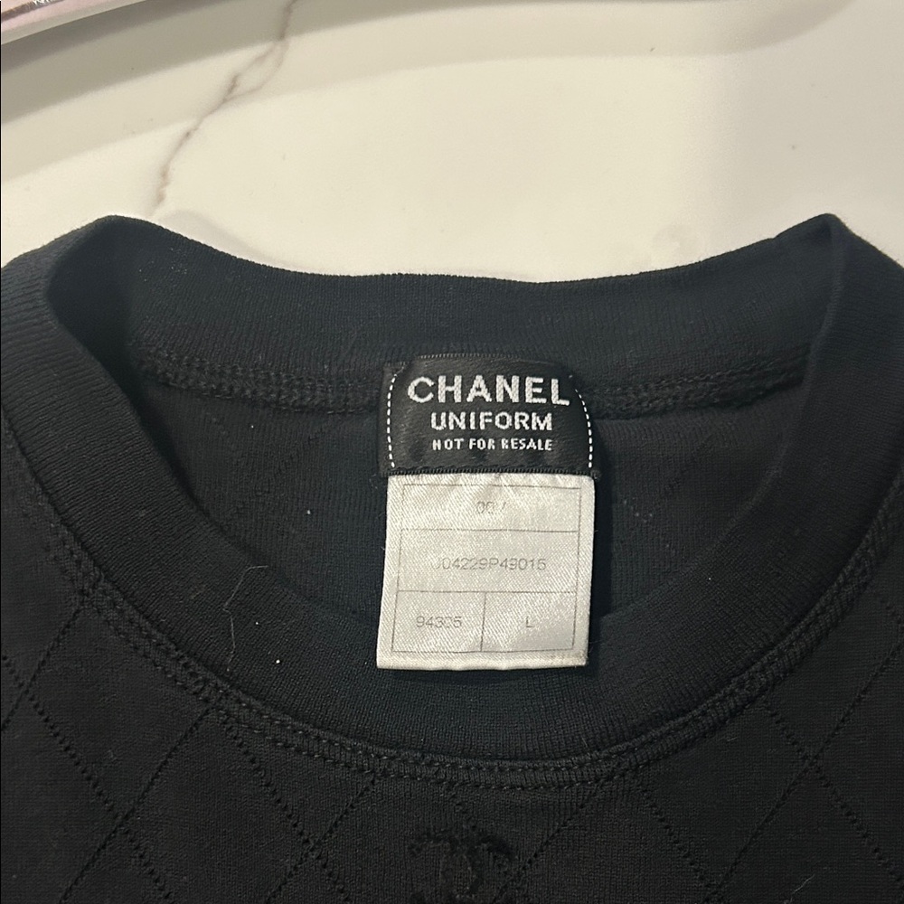 CHANEL Black Short Sleeve Tee - Picture 2 of 4